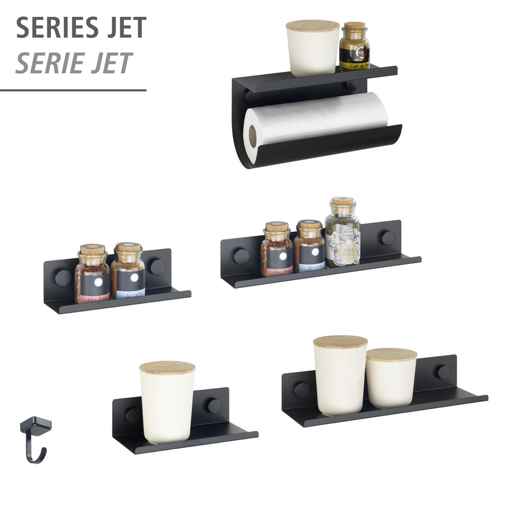 Magnetische haak Jet, set van 6