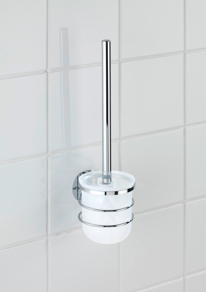 Turbo-Loc® brosse WC  acier inox, fixer sans percer