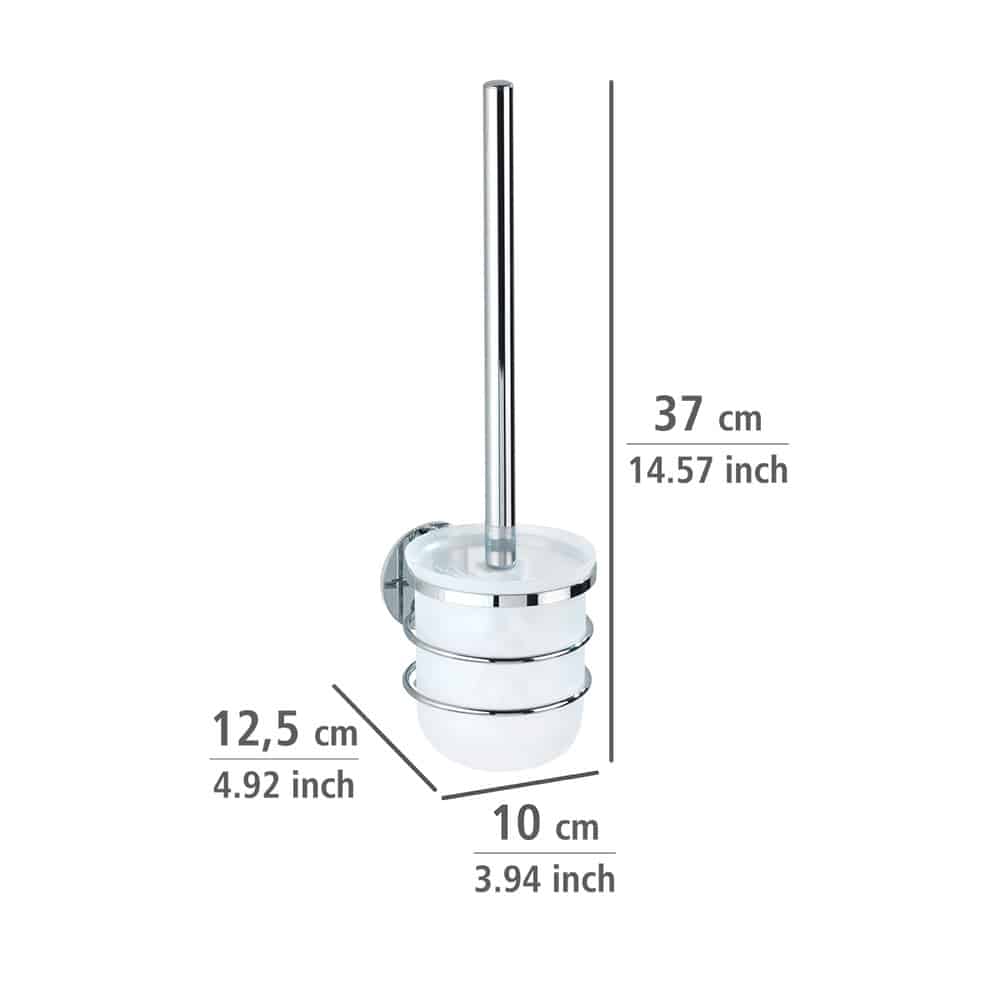 Turbo-Loc® brosse WC  acier inox, fixer sans percer